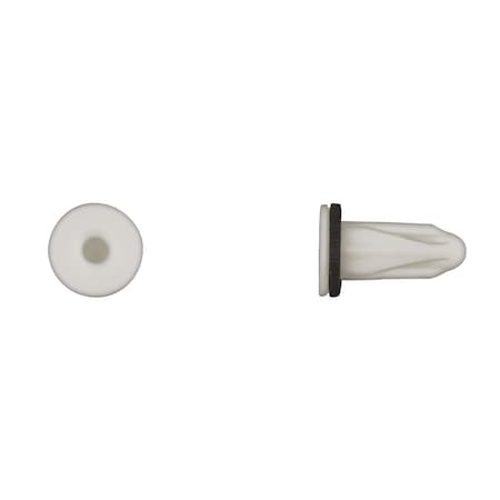 Wht Nyln Bumper Grommets 10 Screw Size 2 MPN:11229PK