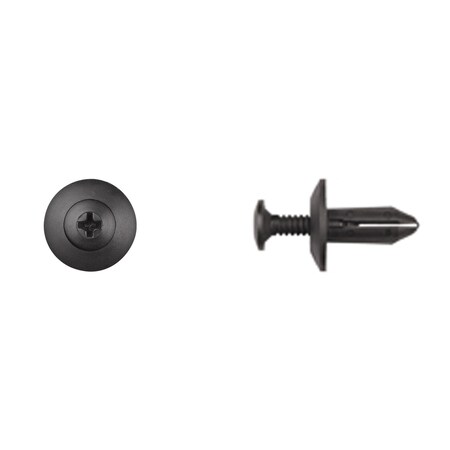 Blk Nyln Phllp Screw Ret 6.40mm Hole 18m MPN:11262PK