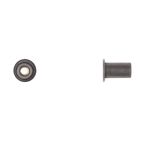 Blk Rubber Well Nuts 10-32 For 3/8