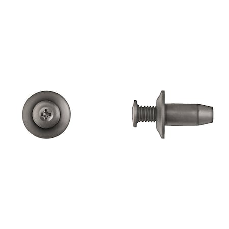 Blk Nyln Phllp Screw Ret 8mm Hole Siz MPN:11338PK