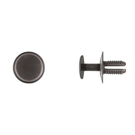 Blk Nyln Push Retainers 8.5mm Hole Size MPN:11412PK