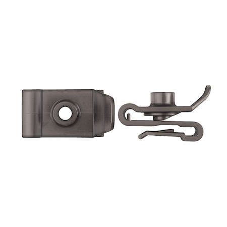 Blk Nyln U Nuts 12 Screw Grip Rng Up To MPN:11421PK