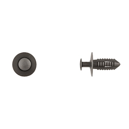 Blk Nyln Push Type Retainer 7mm Hole Sz MPN:11422PK