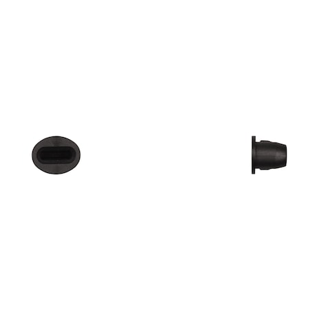 Blk Nyln Cowl Vent Nuts No 6 to No 8 Screw Size PK25 MPN:11863PK