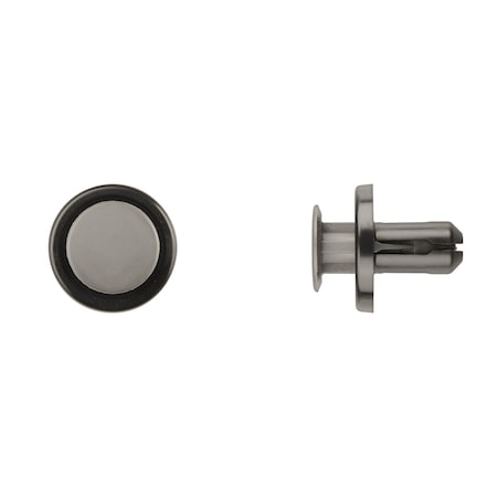 Blk Nyln Push Type Retainer 9mm Hole Siz MPN:12074PK