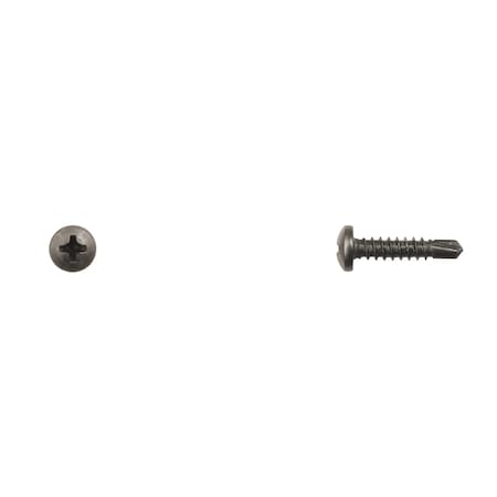 Blk Finish Pan Hd Tek Screws 8X3/4