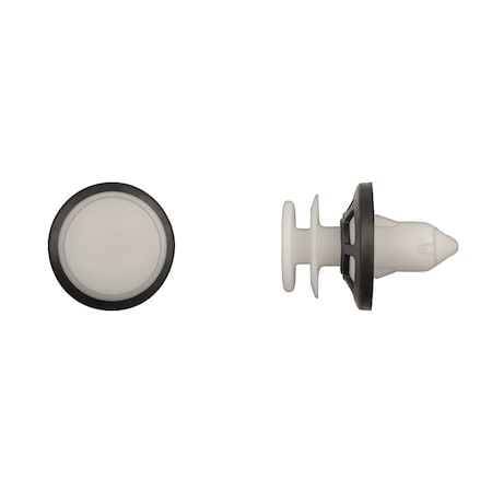 Wht Nyln Door Panel Ret 9mm Hole 16mm To MPN:12274PK