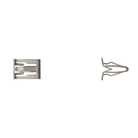 Zinc Garnish Moulding Clips 1/2