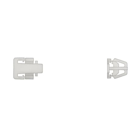 Wht Nyln Body Mldg Clips 11mmx10mm Hole MPN:12449PK