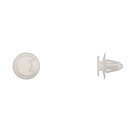Wht Nyln Door Panel Ret 7.5mm Hole Size MPN:12464PK