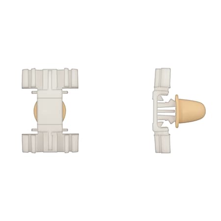 Wht Nyln Body Mldg Clps 10mm Hole Size MPN:12466PK