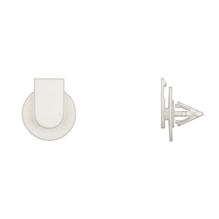Wht Nyln Fender Mldg Clips 8mm Hole Size MPN:12467PK