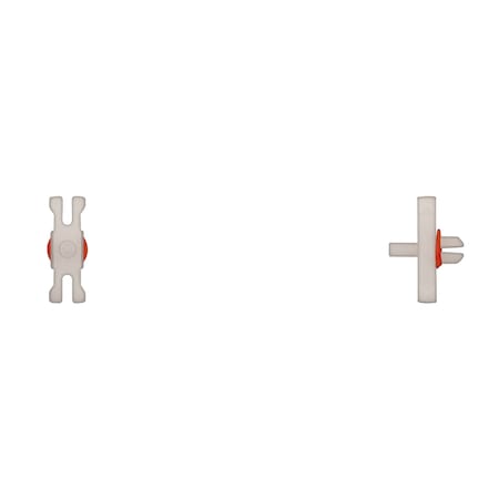 Wht Nyln Body Mldg Clips 4.76mm Hole Siz MPN:12469PK