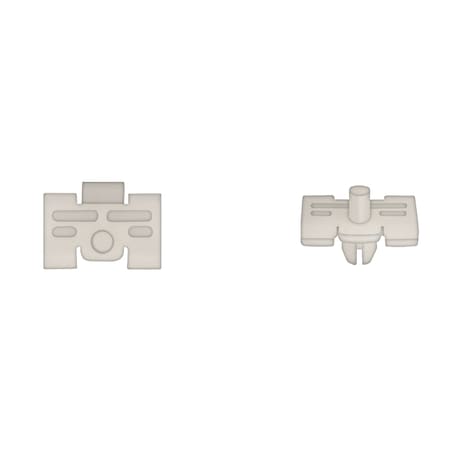 Ntrl Nyln Body Mldg Clips 6mm Hole Size MPN:12476PK