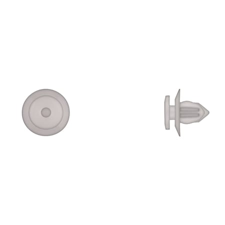 Wht Nyln Scuff Plate Ret 8.5mm Hole Size MPN:12484PK