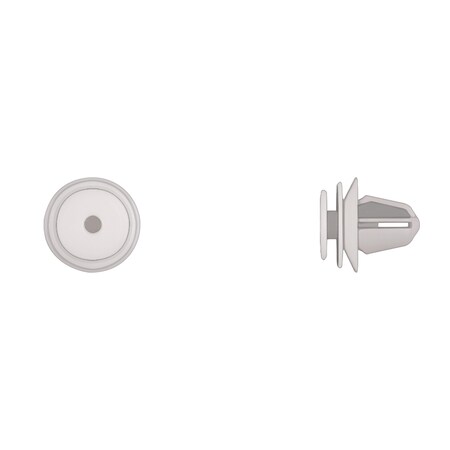 Wht Nyln Trim Panel Ret 9mm Hole Size 13 MPN:12612PK