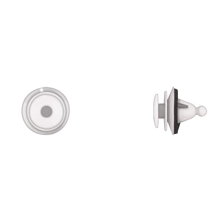 Wht Nyln Trim Retainers 7mm Hole Size 15 MPN:12616PK