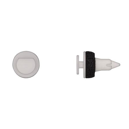 Wht Nyln Door Panel Ret 8mm Hole Size 18 MPN:12629PK