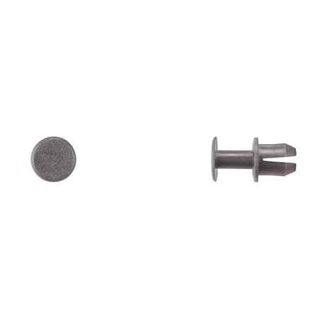 Dark Gray Nyln Push Type Ret 8.5mm Hole MPN:12650PK