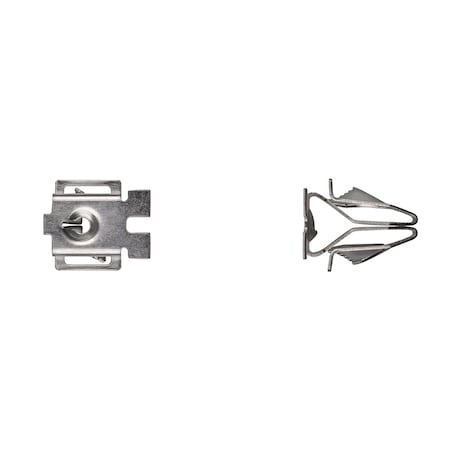 Zinc Garnish Moulding Clips No 8 Screw Size 13mm W PK15 MPN:12656PK
