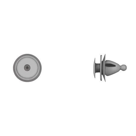 Gray Trim Panel Retainers 10mm Hole 14mm MPN:12854PK