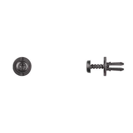 Blk Nyln Phllp Screw Ret 5mm Hole Size 1 MPN:12855PK
