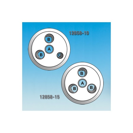 Blk Nyln Push Type Ret 10.5X13.3mm Head MPN:12858PK