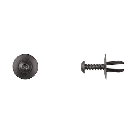 Blk Nyln Phllp Screw Ret 6.3mm Hole Size MPN:12889PK