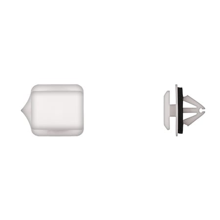 Wht Nyln Moulding Retainers 9mm Hole Siz MPN:12896PK