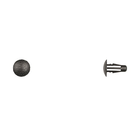 Blk Nyln Retaining Clips 5mm Hole 13mm S MPN:12900PK