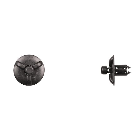 Blk Nyln Push Type Reten 7mm Hole Size 9 MPN:12907PK