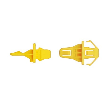 Ylw Nyln Bumper Mldg Clips 19mmx24mm Hea MPN:12913PK