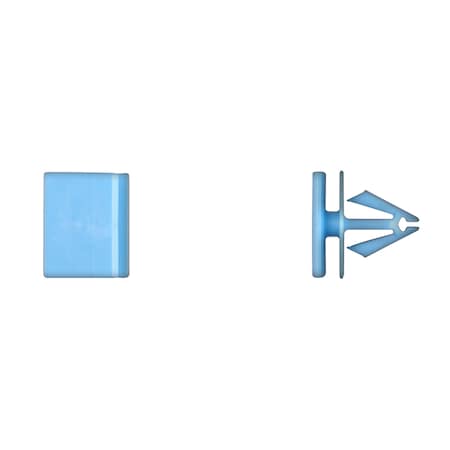 Blue Nyln Moulding Clips 3/8