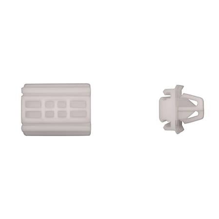 Wht Nyln Moulding Clip 14.2mm Hole 11mm MPN:13244PK