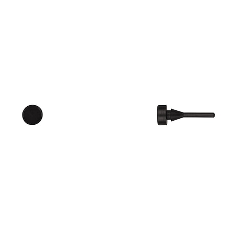 Blk Rubber Bumpers 9/64