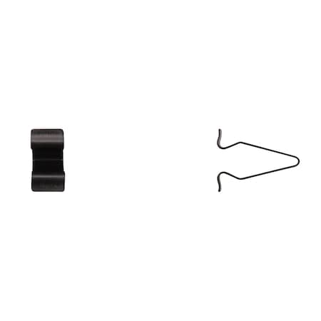 Blk Moulding Fasteners 22mm Height Sprin MPN:13272PK