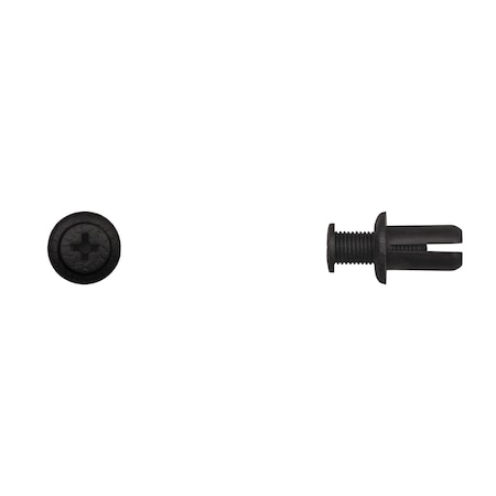 Blk Nyln Phil. Screw Ret 8mm Hole 13mm F MPN:13273PK