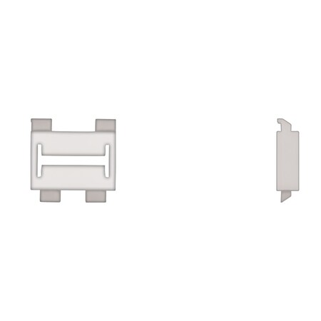 Wht Nyln Moulding Clips 22.5mm W 23mm L MPN:13302PK