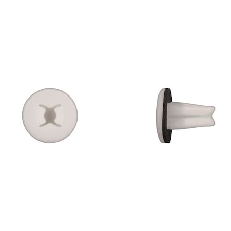 Wht Nyln Screw Grommet 12 Screw Size18mm MPN:13323PK