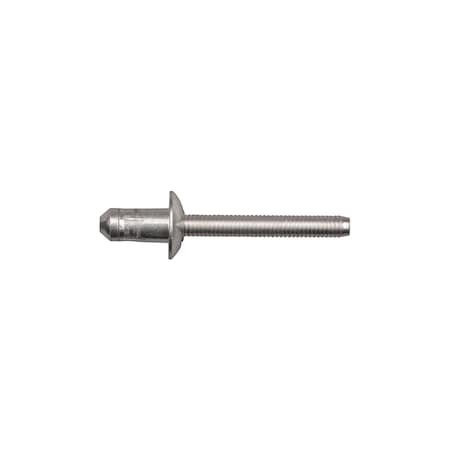 All Stl F150 Ford Pop Rivts 6.3mm Dia 1, Flanged Head, 1/4 in Dia., Steel Body MPN:13328PK