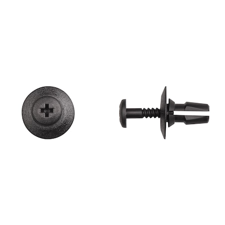 Blk Nyln Phllp Screw Ret 7mm Hole Sze 1 MPN:13345PK