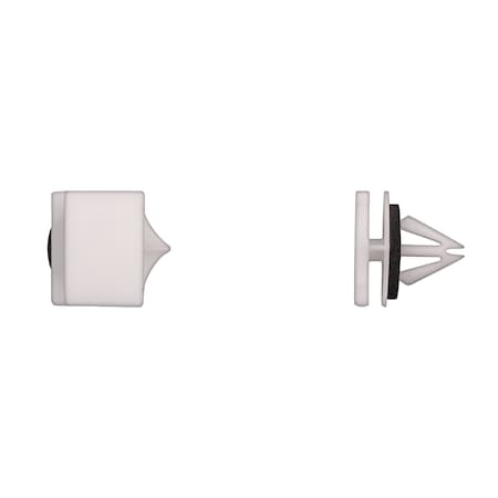 Wht Nyln Moulding Clips 9mm Hole Size 12 MPN:13387PK