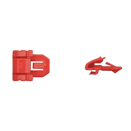 Red Nyln Belt Moulding Clips 20mm W 24mm MPN:13395PK