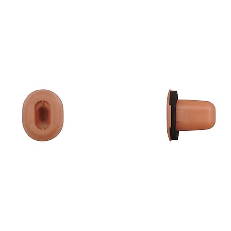 Brwn Nyln Screw Grommets No 14 Screw Size 16mm Stem L PK15 MPN:13440PK