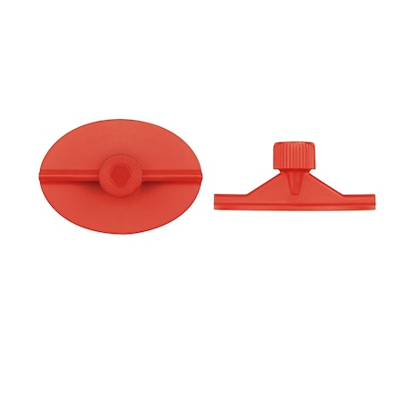 Red Paintless Glue Tabs 35X49mm Head Dia MPN:13509PK