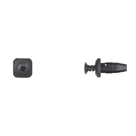 Blk Nyln Fascia Retainers 1/4