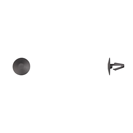 Blk Nyln Grille Clips 1/8