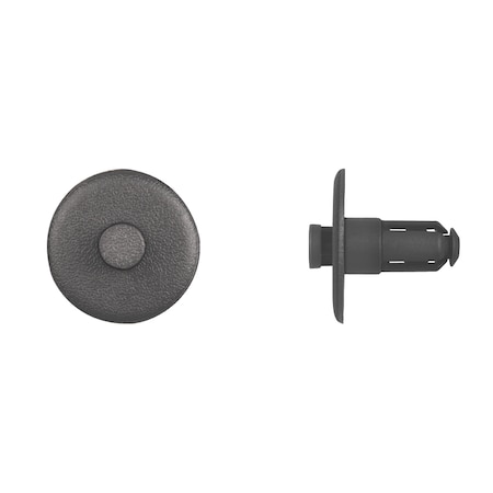 Blk Radiator Push Type Ret 10mm Hole Siz MPN:15003PK