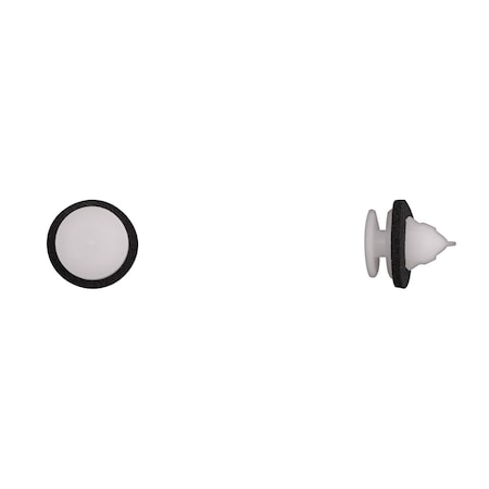 Wht Nyln Moulding Clips 8mm Hole Size 11 MPN:15071PK