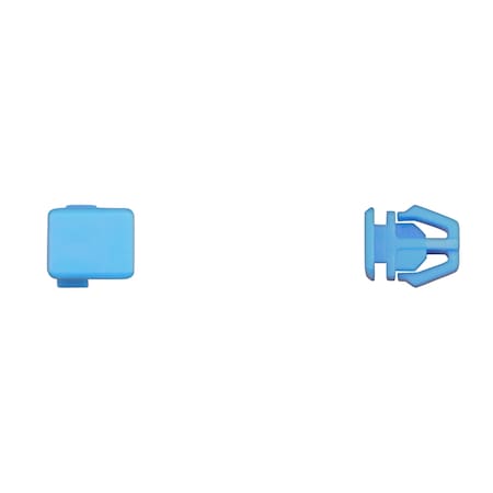 Blue Nyln Body Moulding Clips 12mmx15mm MPN:15076PK